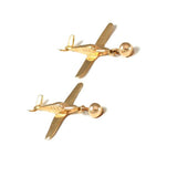 30375 - Bonanza Aircraft Post Earrings
