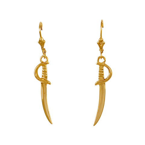 30604 - Pirate Cutlass Sword Earrings