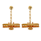 30605 - Wright Flyer Dangle Post Earrings