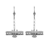 30611 - Wright Flyer Dangle Leverback Earrings