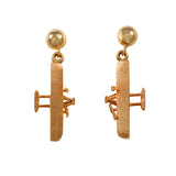 30612 - Wright Flyer Vertical Post Earrings