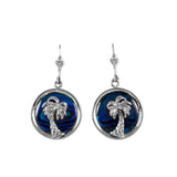 Palm Tree Sea Opal Earrings (Needs Pricing) - Lone Palm Jewelry