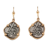 7/8" Replica Atocha Earrings in Twisted Frame - Item #30640 - Lone Palm Jewelry
