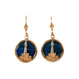 Lighthouse and Wave Sea Opal Earrings (Needs Pricing) - Lone Palm Jewelry