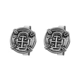 Atocha Silver 5/8" Replica Coin Cuff Links - Item #30645CL