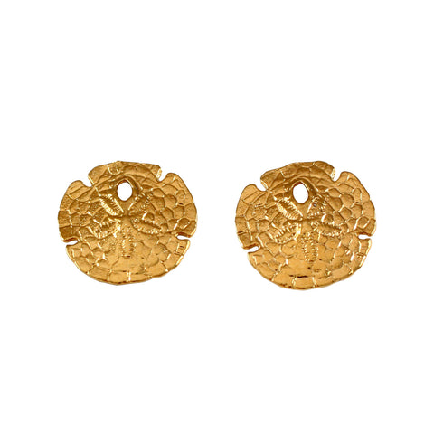 30721 - 5/8" Sand Dollar Stud Earrings II