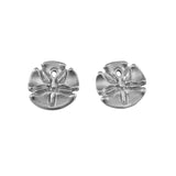 30744 - 3/8" Sand Dollar Stud Earrings II