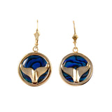 Dolphin Tail Sea Opal Earrings (Needs Pricing) - Lone Palm Jewelry