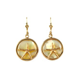 Starfish Sea Opal Earrings (Needs Pricing) - Lone Palm Jewelry