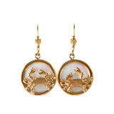 Crab Sea Opal Earrings (Needs Pricing) - Lone Palm Jewelry