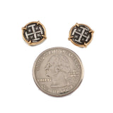 1/2" Replica Atocha Stud Earrings - Item #30823 - Lone Palm Jewelry