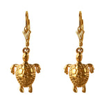 Sea Turtle Mother and Baby  - Necklace and Earring Set - FREE SHIPPING - #46572
