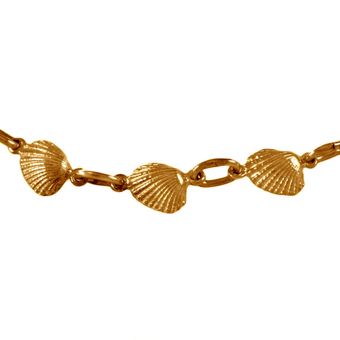 40104 - 1/4" Clam Shell Bracelet - Lone Palm Jewelry