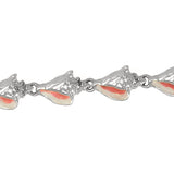 40214 - Enameled Conch Shell Bracelet - Lone Palm Jewelry