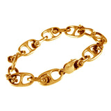 40233 - Bar Link Anchor Chain & Shackle Bracelet - Lone Palm Jewelry