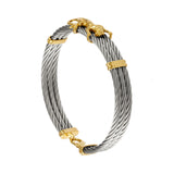 40467 - Jaguar Triple Strand Cable Bracelet