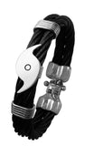 40659 - Black Cable Hurricane Bracelet (2 x 6mm)