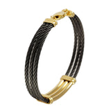 41441 - Triple Black Cable Bracelet