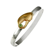 45242 - Lobster Claw & Tourmaline Hook Bracelet