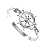 Large Ship's Wheel Hook Bracelet - Lone Palm Jewelry