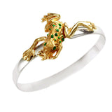 Frog with Enameling Hook Bracelet - Lone Palm Jewelry