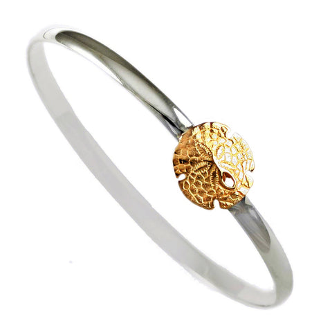 Sand Dollar Commodore Hook Bracelet - Lone Palm Jewelry