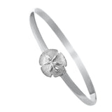 Raised Sand Dollar Hook Bracelet - Lone Palm Jewelry