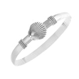 Scallop Rope Twist Hook Bracelet - Lone Palm Jewelry