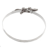 1 3/4" Sterling Alligator Hook Bracelet - Lone Palm Jewelry