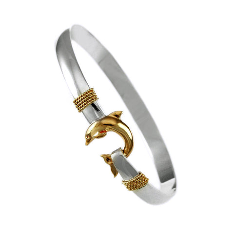Dolphin Tail Hook Bracelet - Lone Palm Jewelry