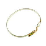 Jamaican Enameled Flag Hook Bracelet - Lone Palm Jewelry
