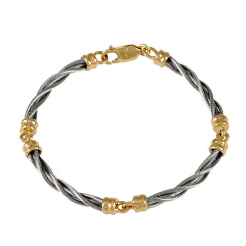 47003 - 4 Link New Twist Cable Bracelet