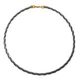 47029 - 4mm Stainless Steel New Twist Cable Necklace