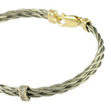Double Diamond Wrap New Twist Bracelet - Lone Palm Jewelry