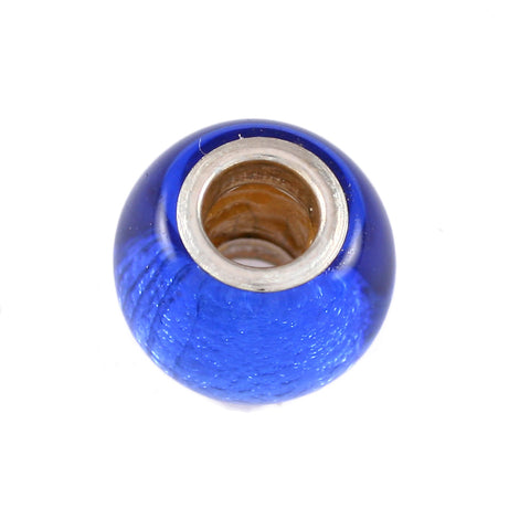 Gator Blue Glass Bead - Lone Palm Jewelry