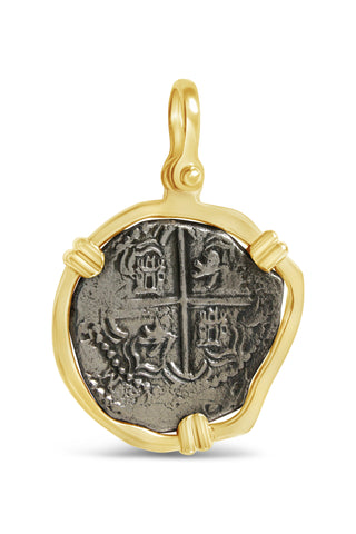 New World Spanish Treasure Coin - 2 Reales - Item #9002