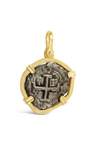 New World Spanish Treasure Coin - 2 Reales - Item #9024