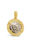 Drachm Alexander the Great and Zeus Coin Pendant in 14K - Item #9082