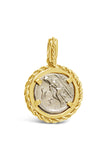 Drachm Alexander the Great and Zeus Coin Pendant in 14K - Item #9082