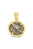 Roman Republic AR Denarius in 14K Frame - Item #9224