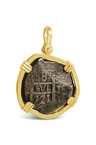 New World Spanish Treasure Coin - 8 Reales - Item #9379