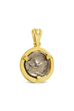 Drachm Alexander the Great and Zeus Coin Pendant in 14K - Item #9407