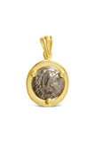 Drachm Alexander the Great and Zeus Coin Pendant in 14K - Item #9410
