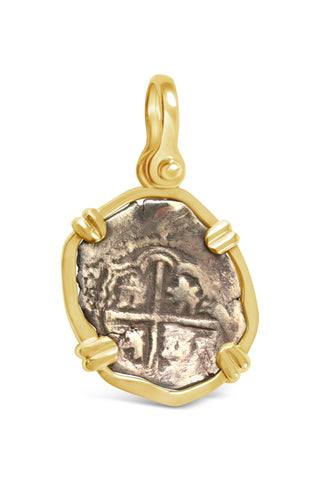 New World Spanish Treasure Coin - 2 Reales - Item #9986