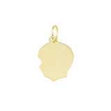 5/8" Engravable Boy Silhouette - Lone Palm Jewelry