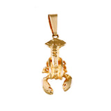 7/8" Lobster Pendant - Lone Palm Jewelry