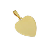 3/4" Engravable Textured Heart - Lone Palm Jewelry