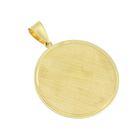 3/4" Engravable Textured Round Disc - Lone Palm Jewelry