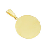 7/8" Engravable Textured Round Disc - Lone Palm Jewelry