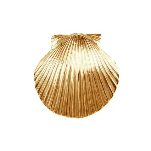 10176 - 1 1/4" Scallop Shell with Hidden Bail